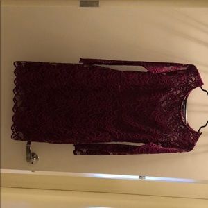 New burgundy Dress 👗